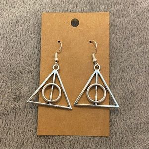 Harry Potter deathly hallows earrings
